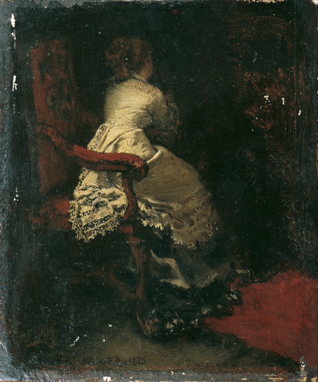Senhora na poltrona de Albert von Keller
