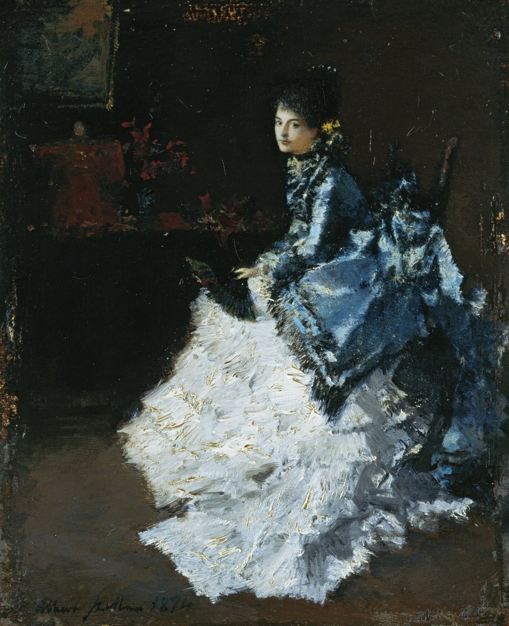 A actriz Mimi Cramer de Albert von Keller
