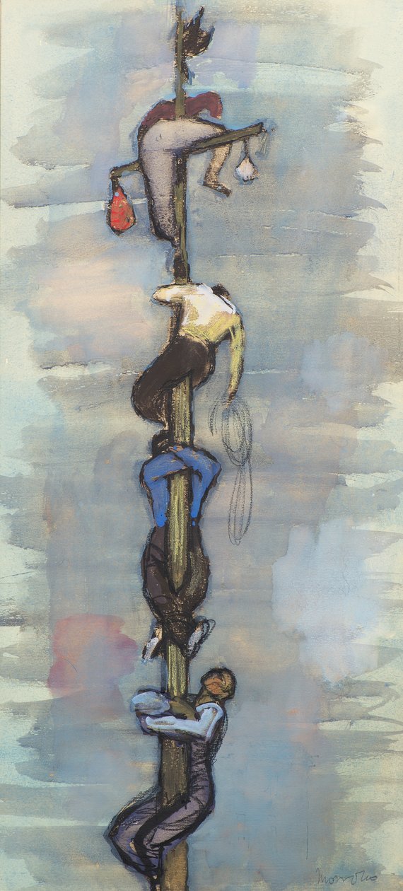La Cuccagna (guache) de Alberto Morrocco