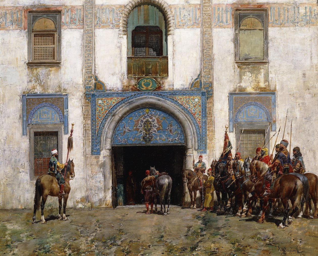 A Guarda do Palácio, de Alberto Pasini