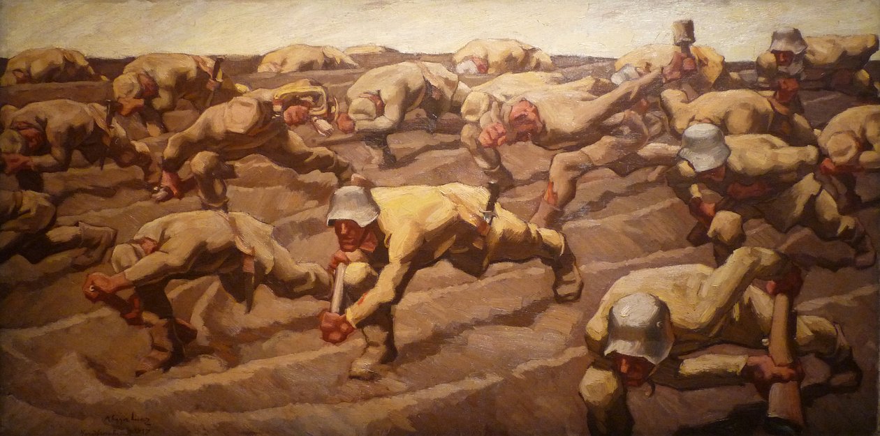 Norte da França, 1917 de Albin Egger Lienz