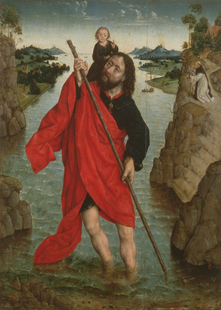 São Cristóvão (painel) de Albrecht Bouts