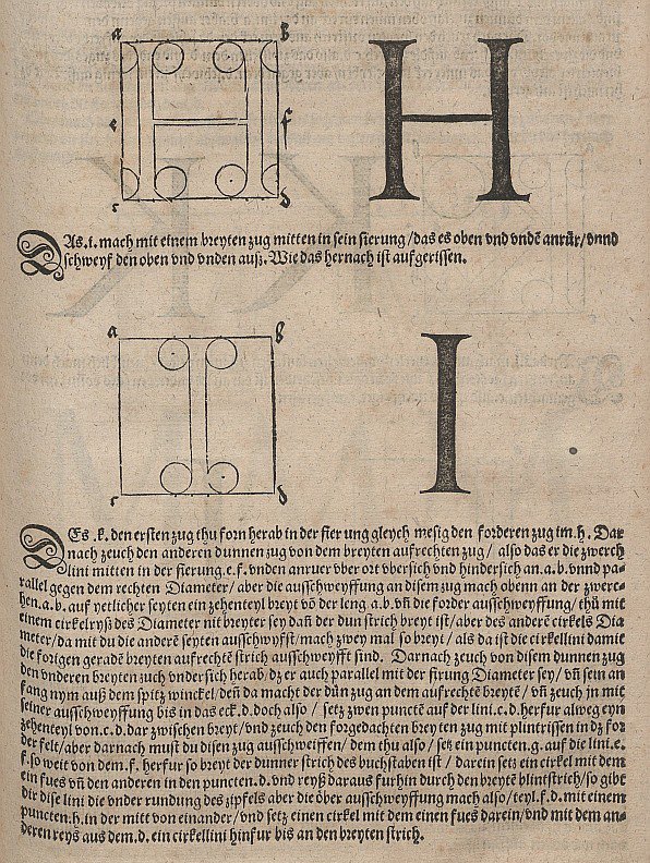 Construção de cartas de Albrecht Dürer
