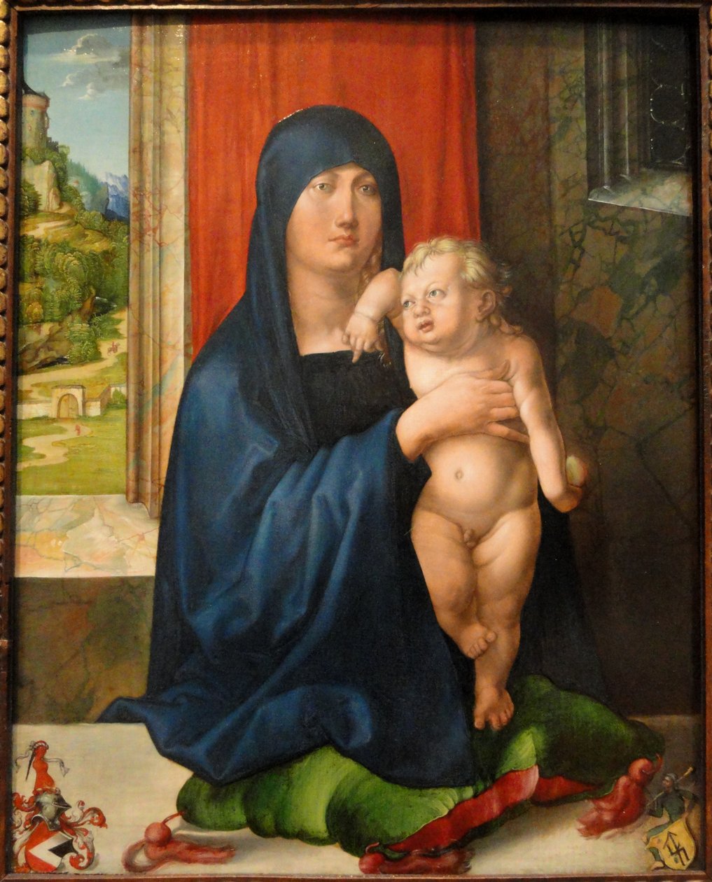 Madonna e criança de Albrecht Dürer