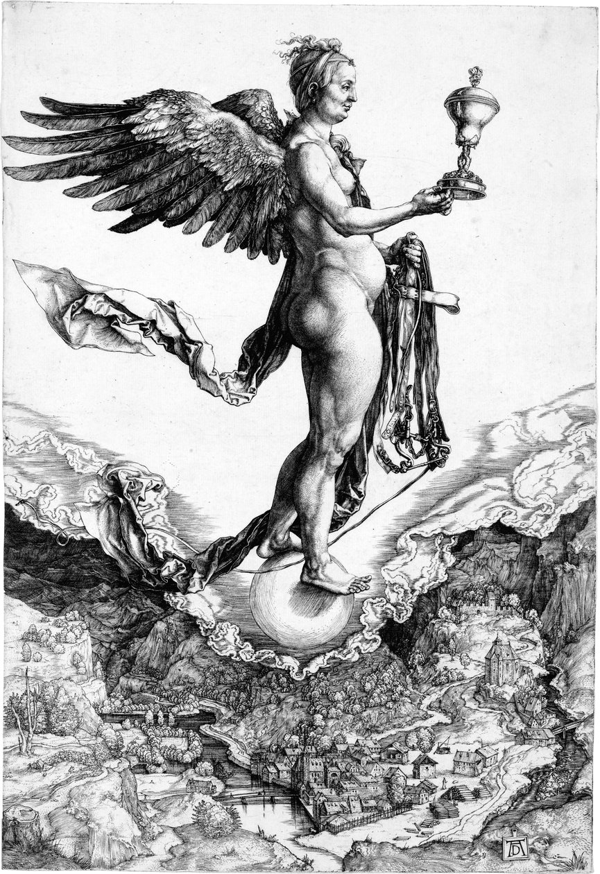 Nemesis ou boa fortuna de Albrecht Dürer