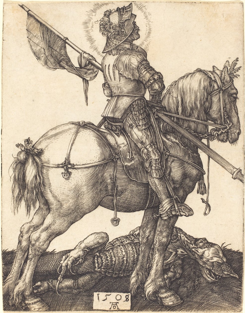 São Jorge a cavalo de Albrecht Dürer