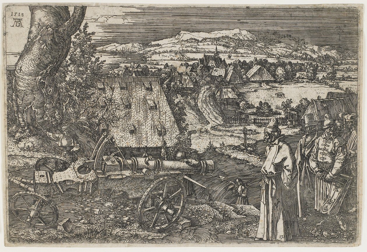 O canhão, 1518 de Albrecht Dürer