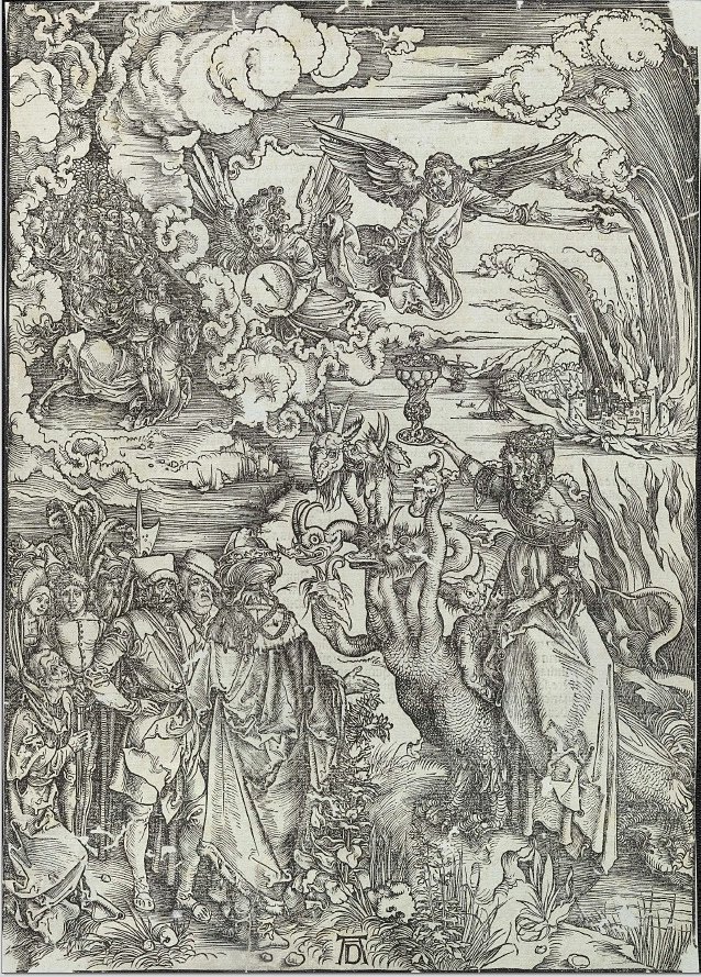 A prostituta da Babilônia de Albrecht Dürer