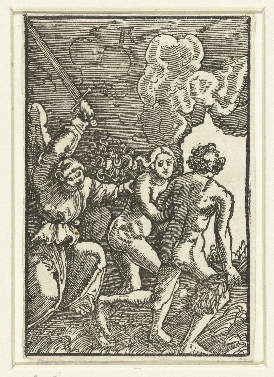Expulsão do paraíso de Albrecht Altdorfer