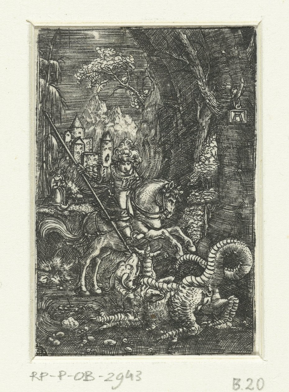 São Jorge mata o dragão de Albrecht Altdorfer
