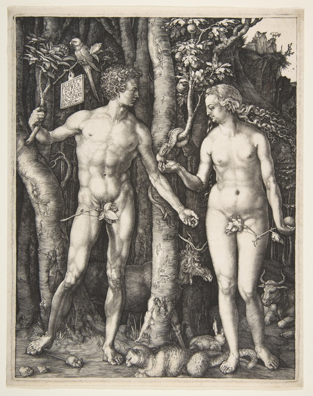 Adão e Eva, 1504 de Albrecht Dürer
