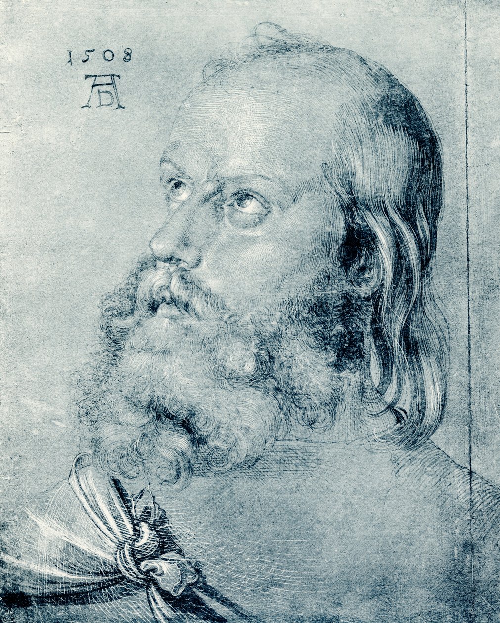 Cabeça de apóstolo de Albrecht Dürer