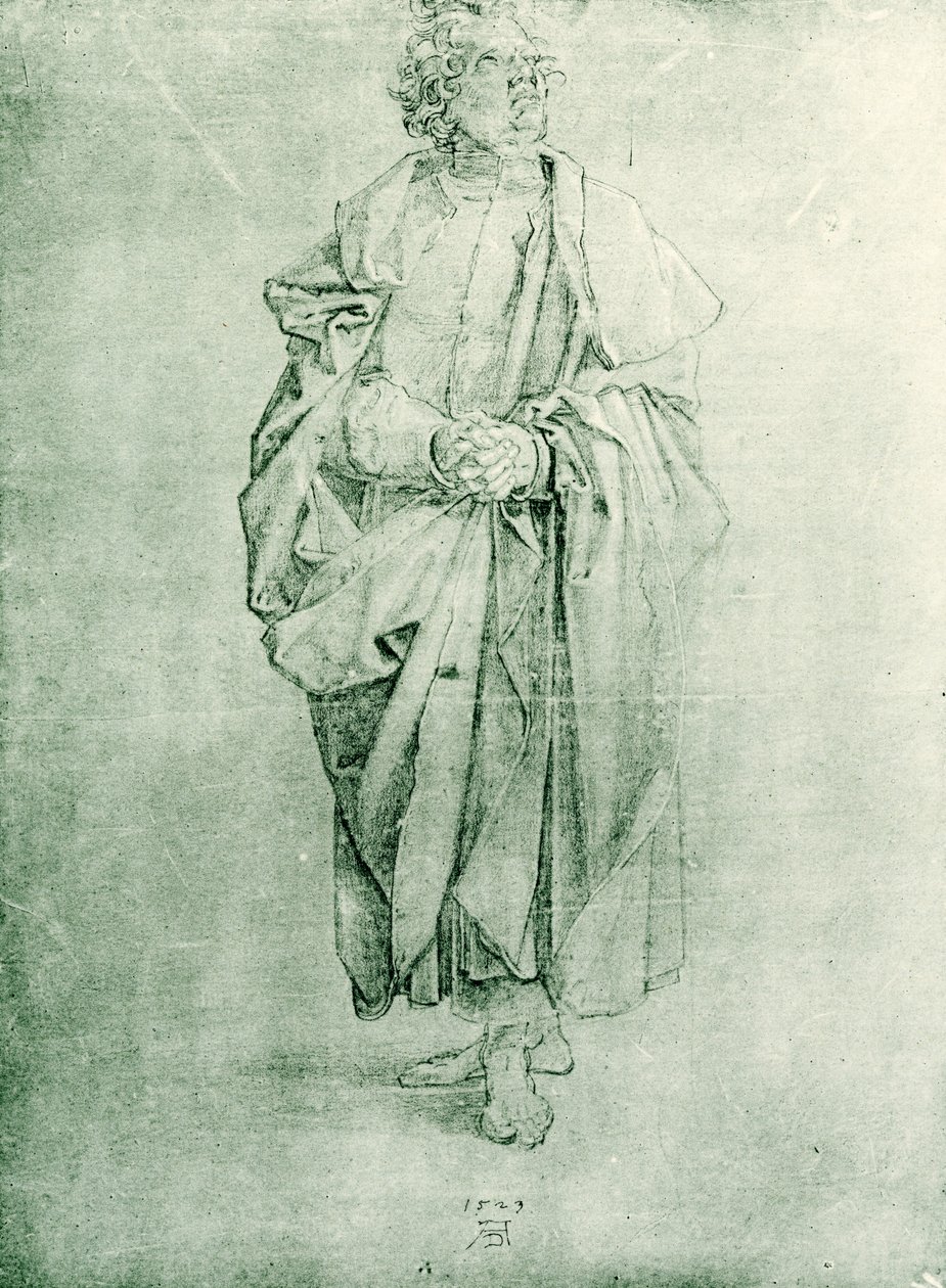 Estudo do apóstolo de Albrecht Dürer