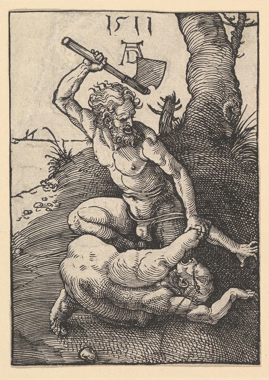 Caim Matando Abel, 1511. de Albrecht Dürer