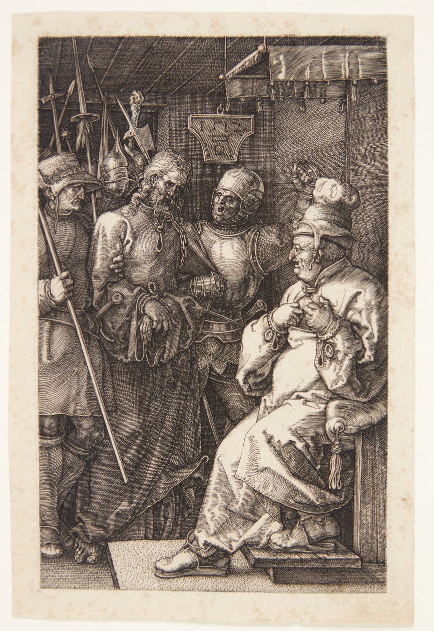 Cristo diante de Caifás de Albrecht Dürer