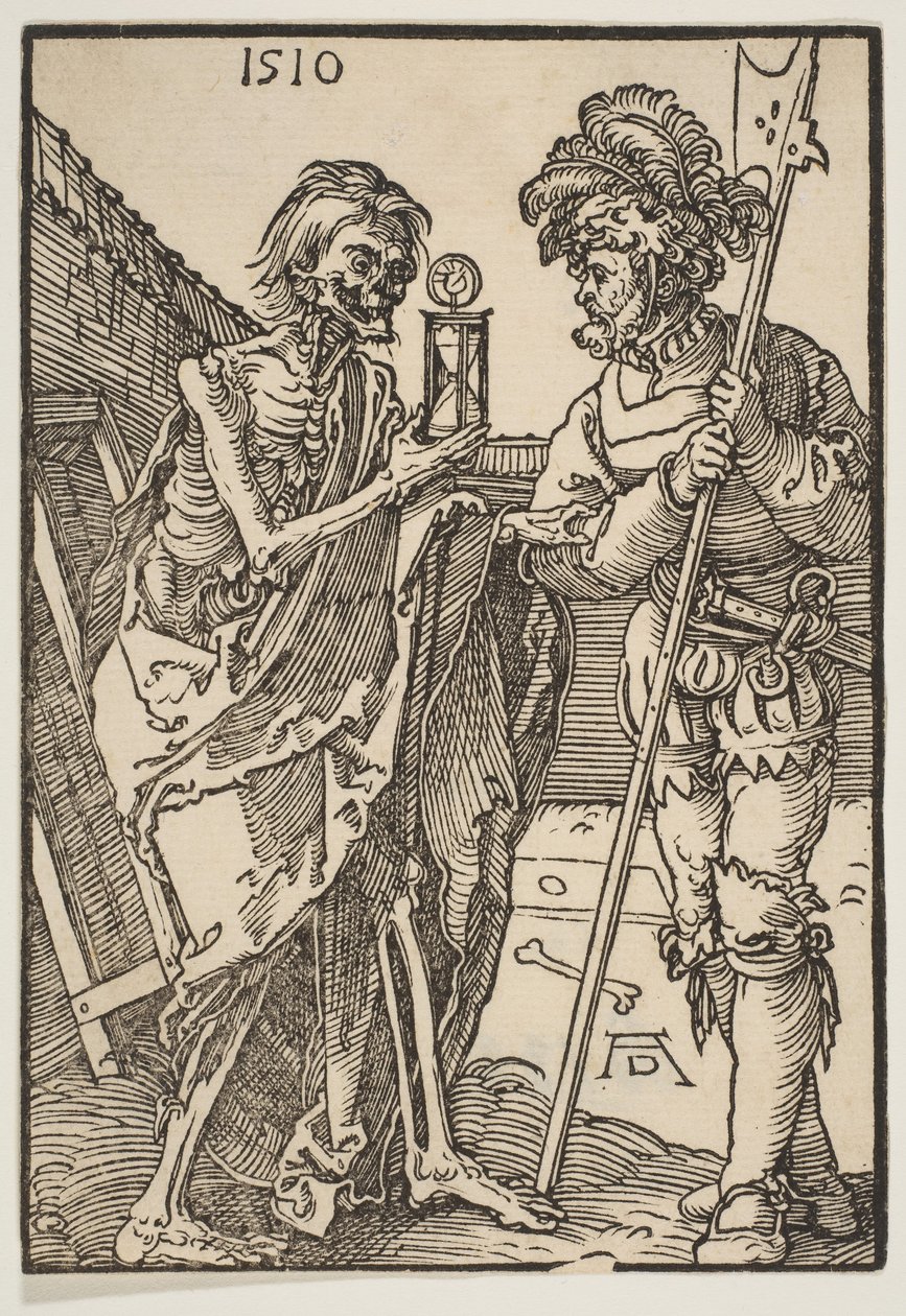 Morte e o Lansquenet.nd de Albrecht Dürer