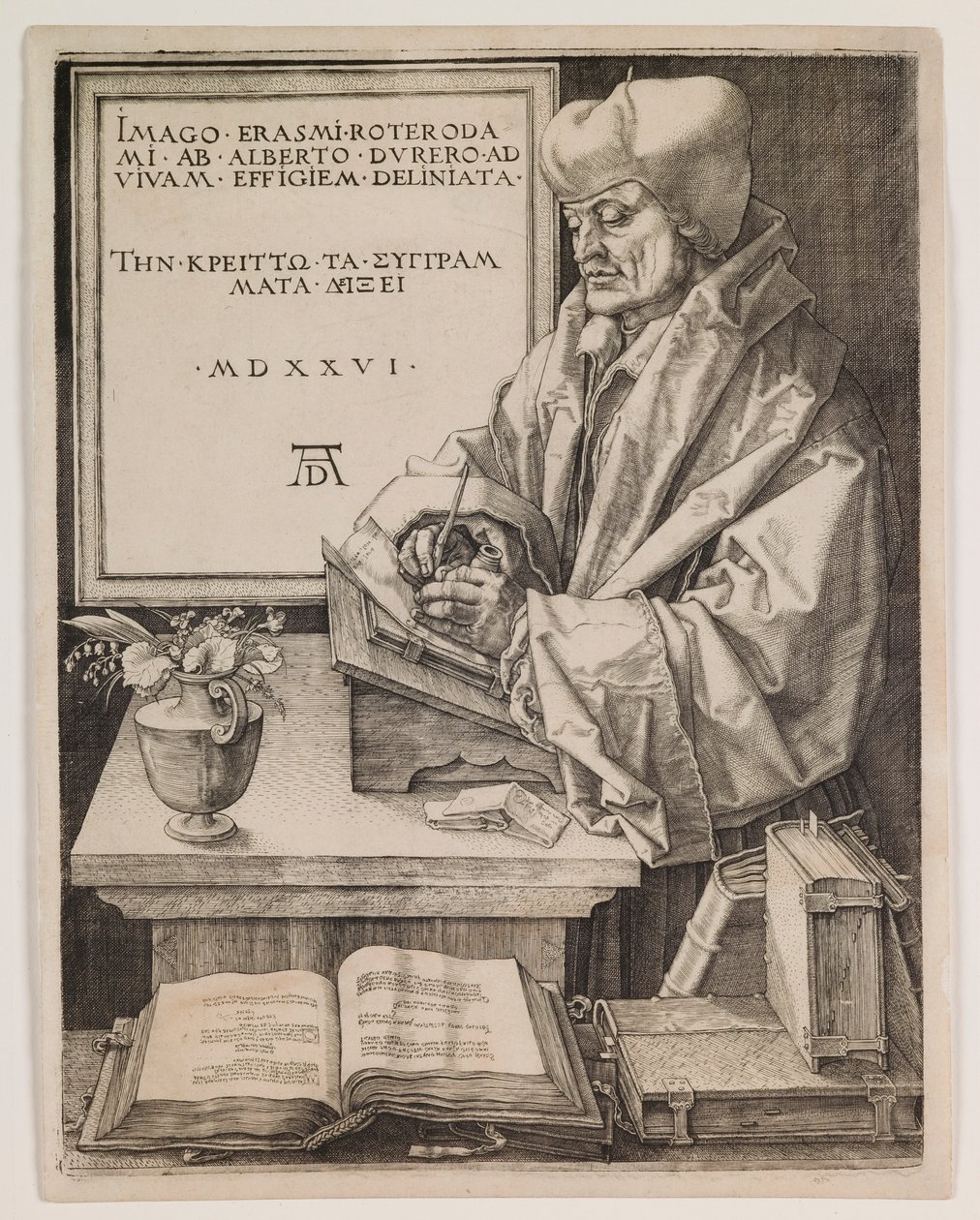 Erasmus de Roterdão de Albrecht Dürer