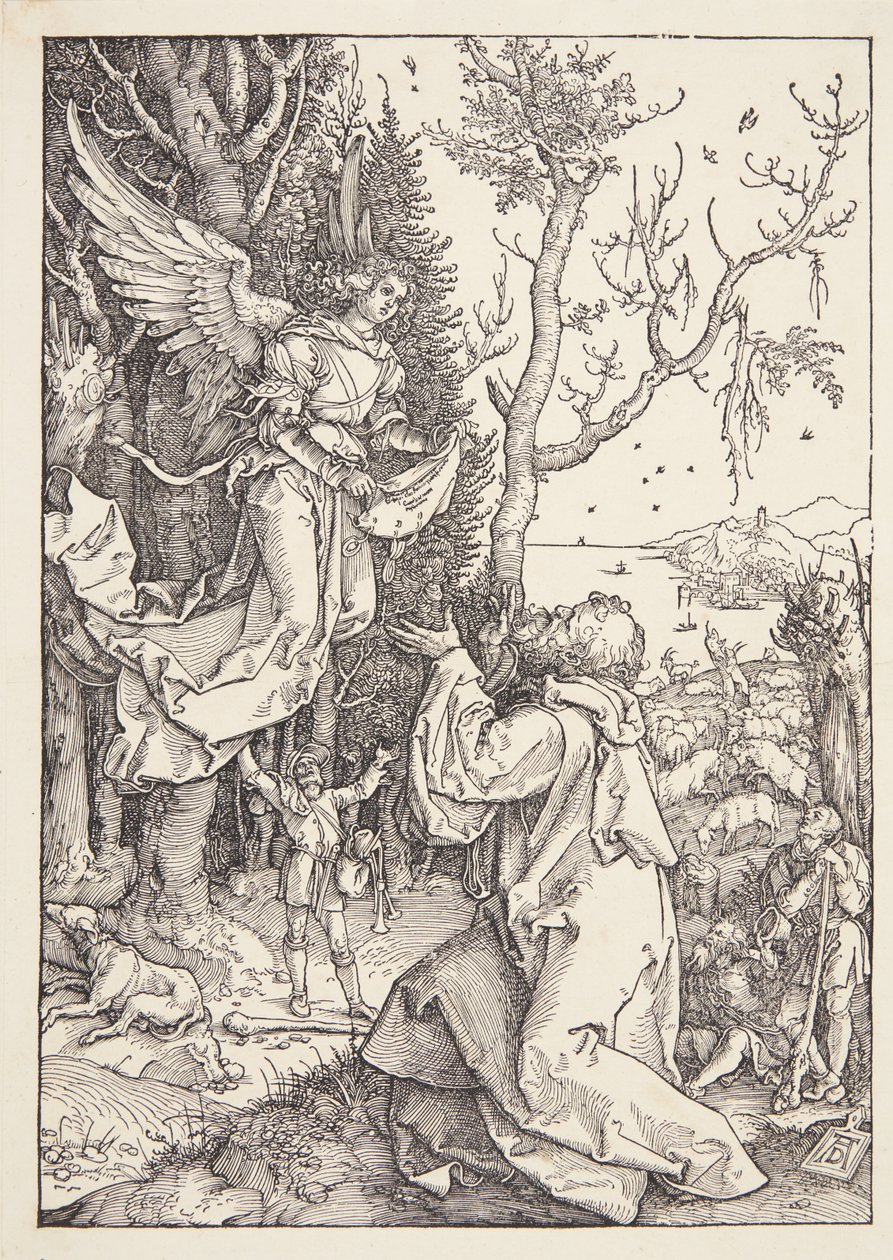 Joaquim e o anjo de Albrecht Dürer
