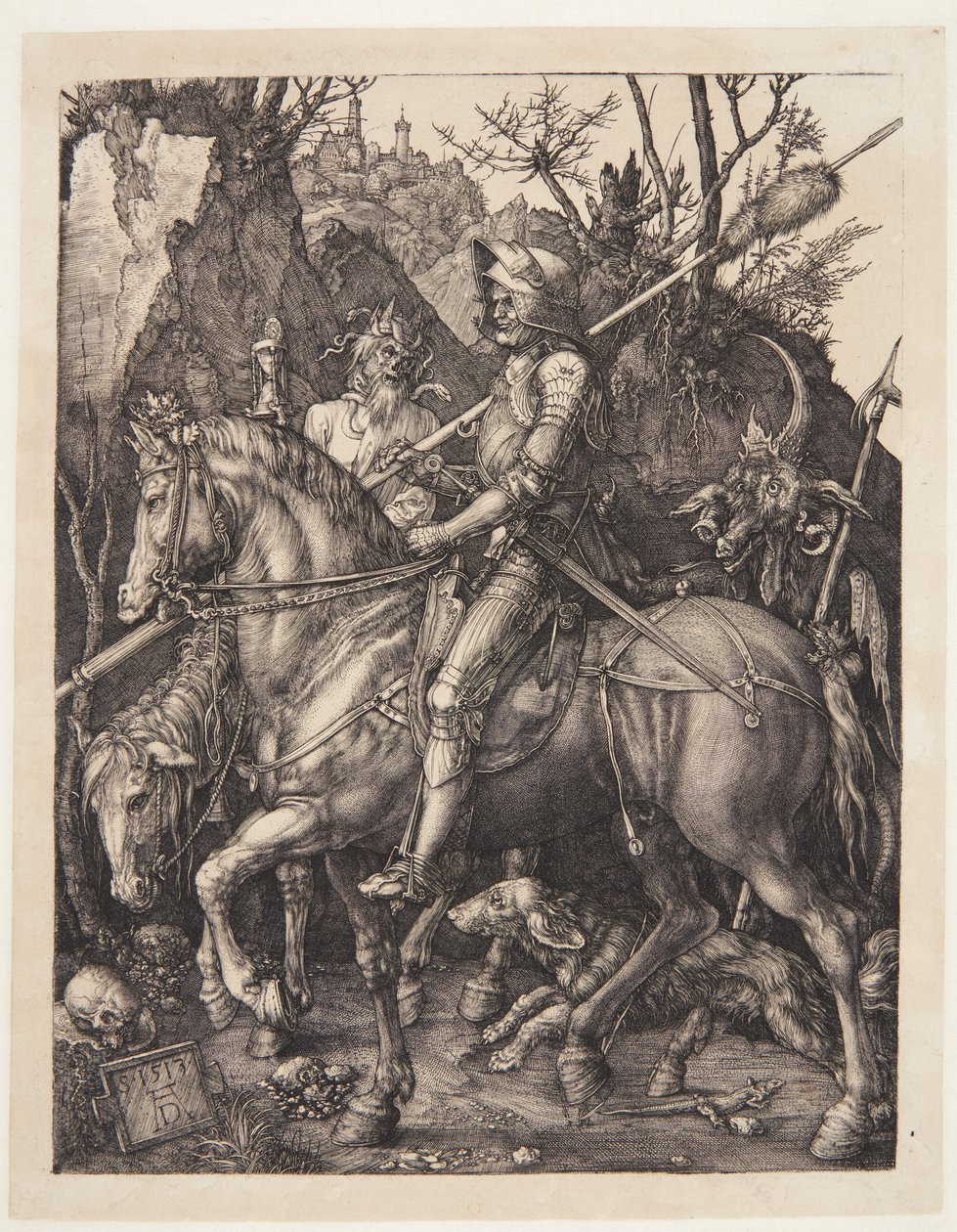 Cavaleiro, morte e diabo de Albrecht Dürer