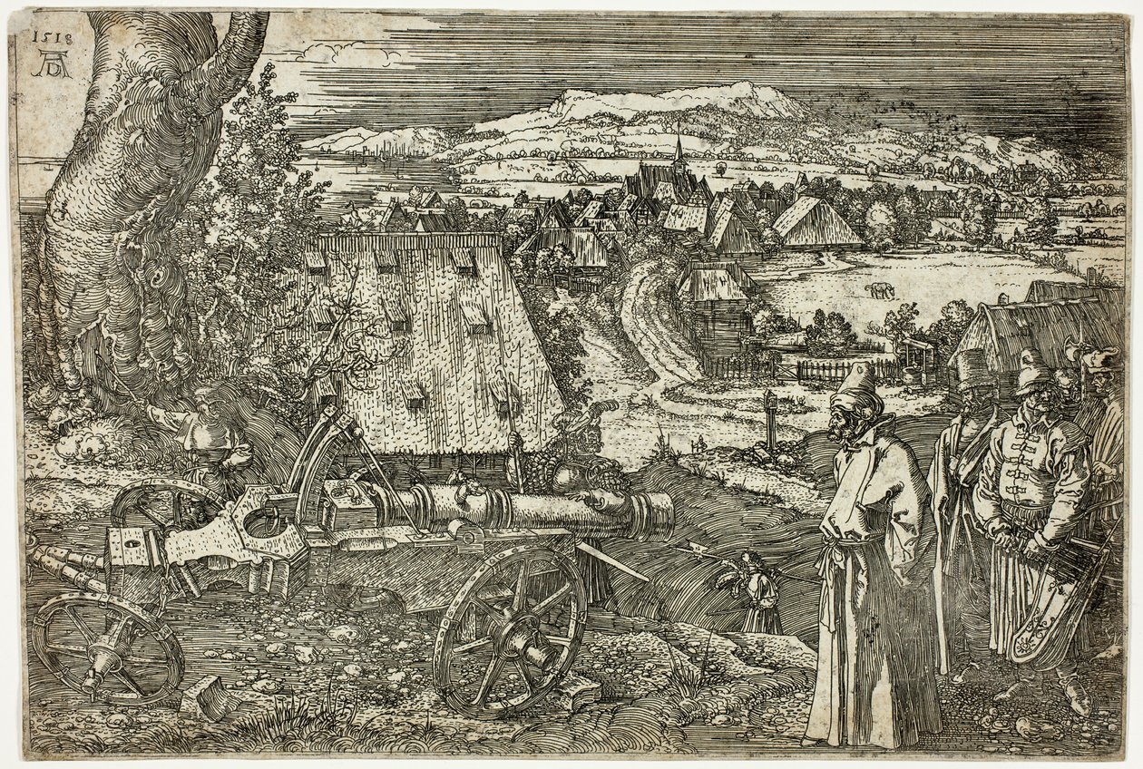 Paisagem com canhão de Albrecht Dürer