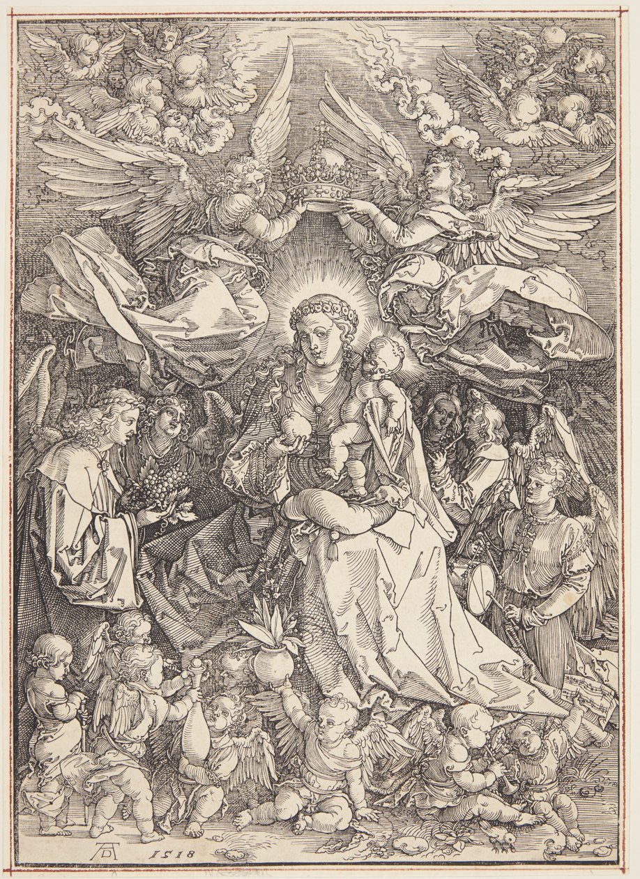 Madonna Rainha dos anjos de Albrecht Dürer