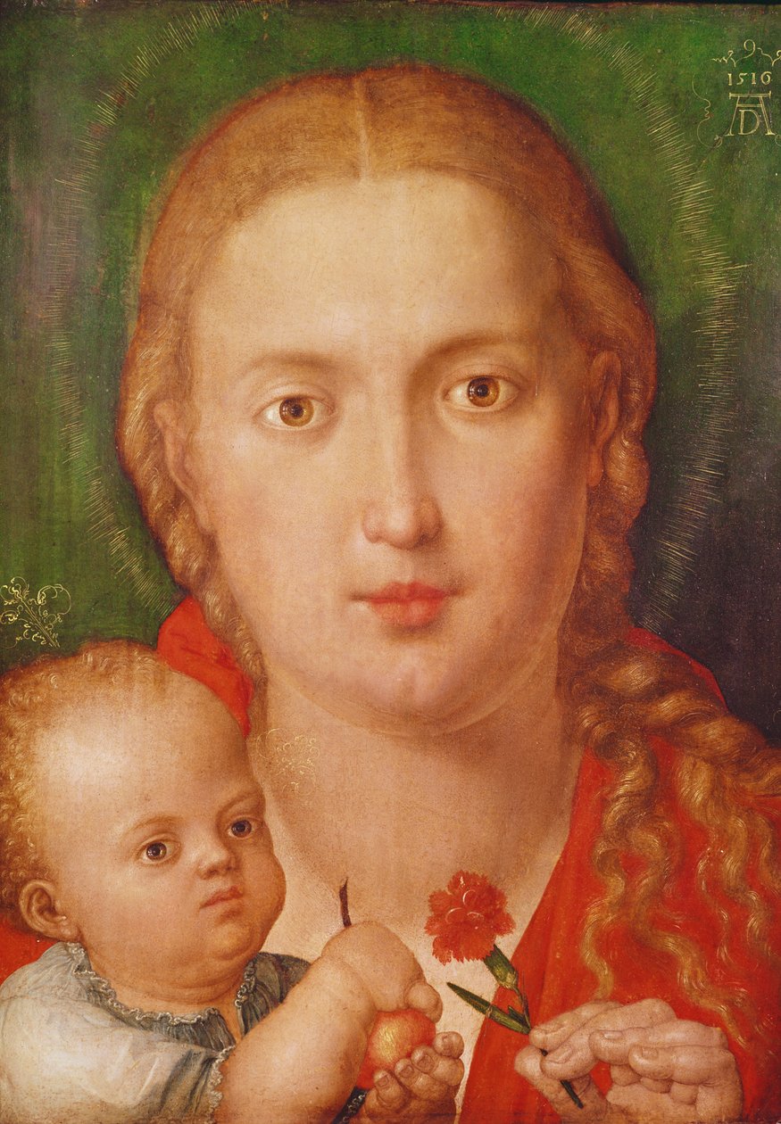 Madonna do cravo, 1516 de Albrecht Dürer