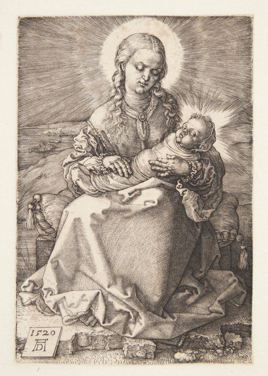 Madonna com o bebê enfaixado de Albrecht Dürer