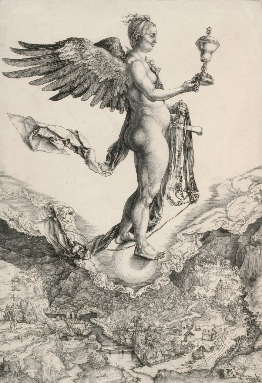 Nemesis (A Grande Fortuna) de Albrecht Dürer