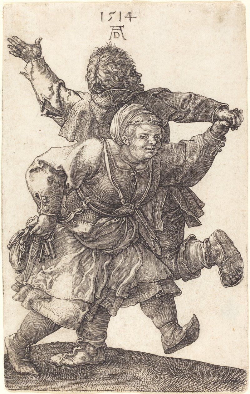 Casal Camponês dançando de Albrecht Dürer