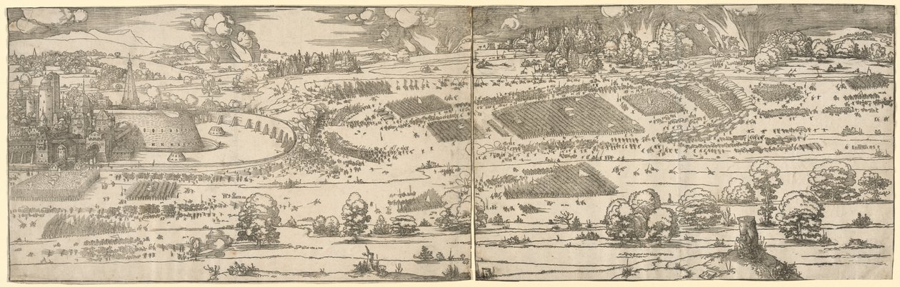 Cerco de uma fortaleza de Albrecht Dürer