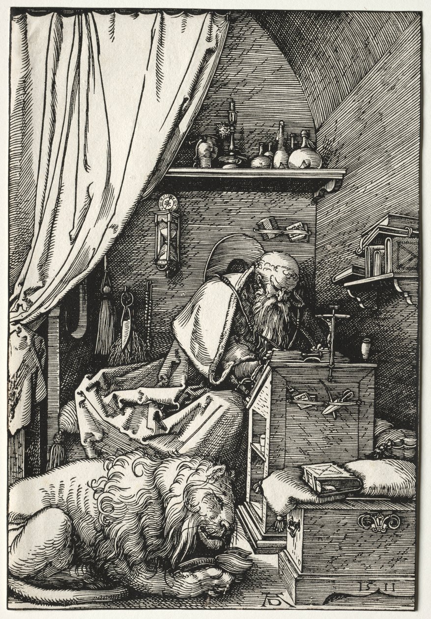São Jerônimo em sua cela de Albrecht Dürer