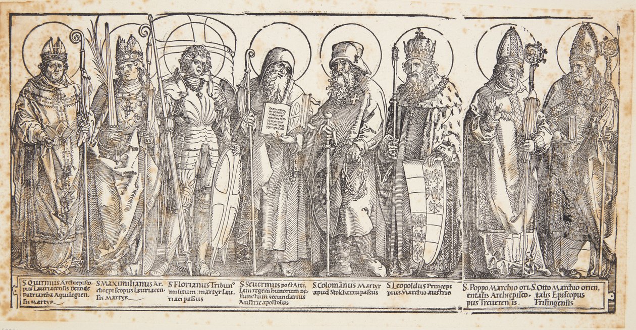 Os santos austríacos de Albrecht Dürer