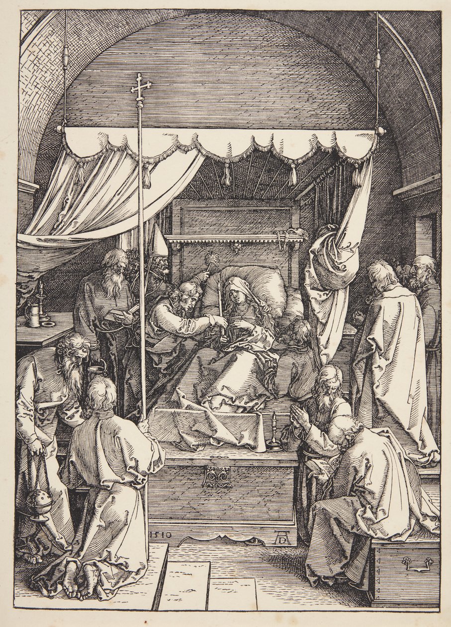 A Morte da Virgem de Albrecht Dürer