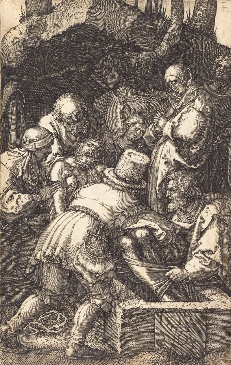 O sepultamento, 1512. de Albrecht Dürer