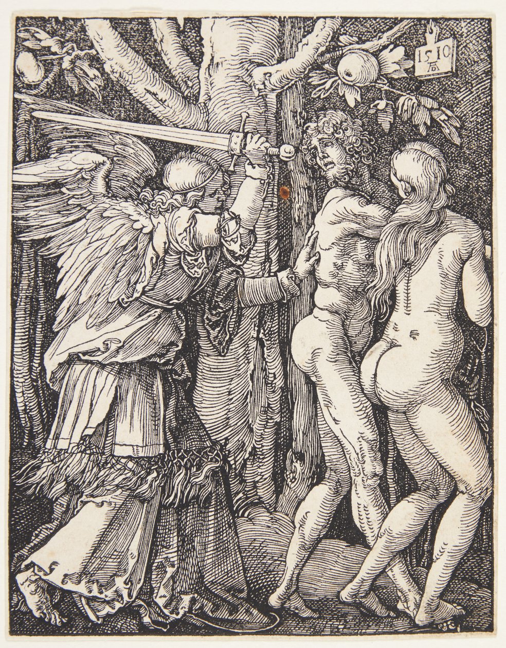 A expulsão do paraíso de Albrecht Dürer