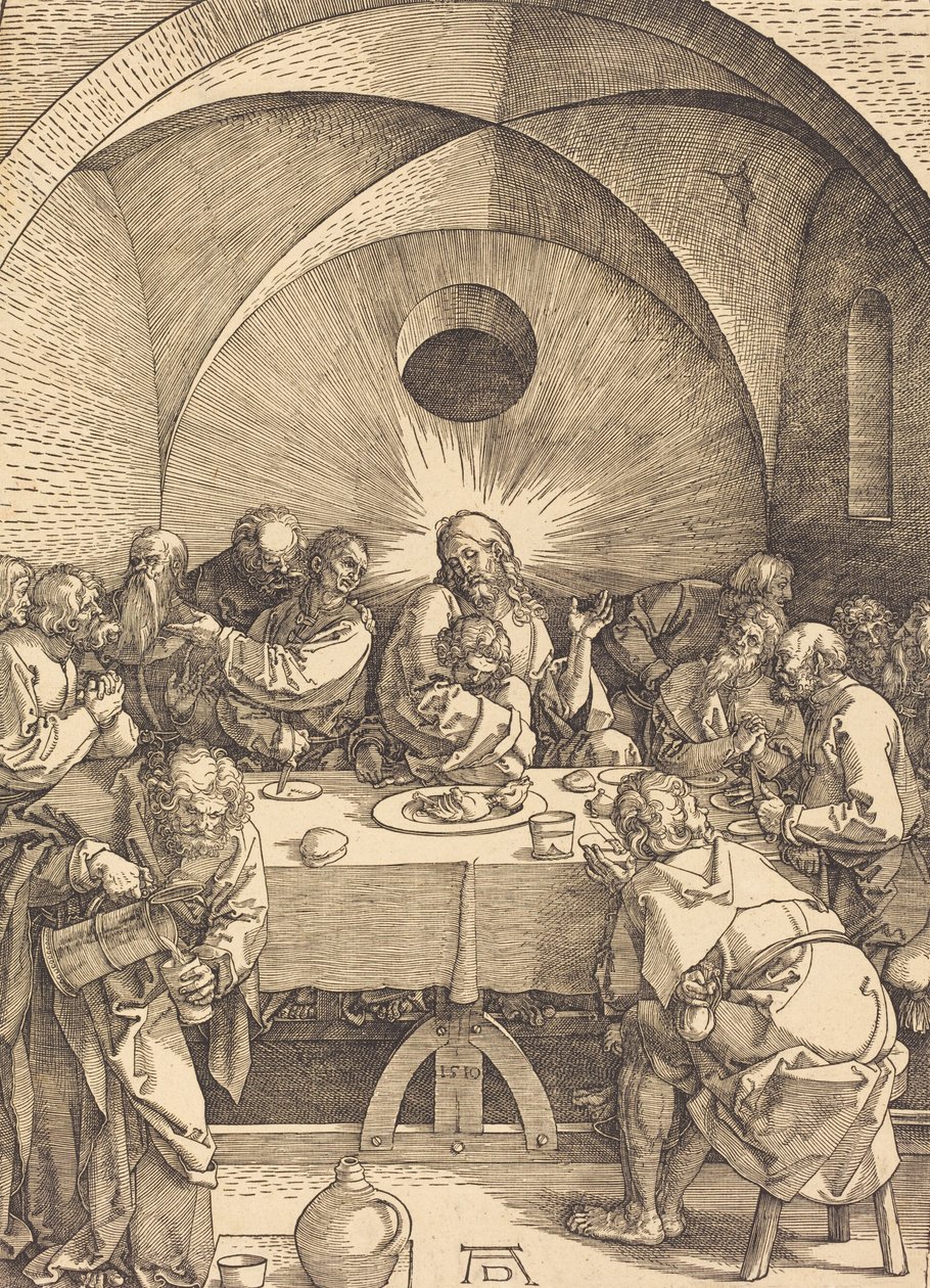 A Última Ceia, 1510. de Albrecht Dürer