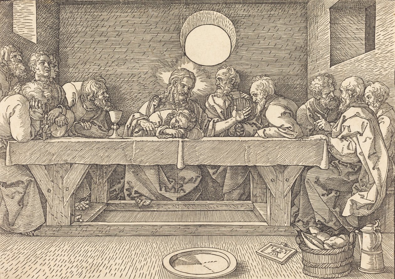 A Última Ceia, 1523. de Albrecht Dürer