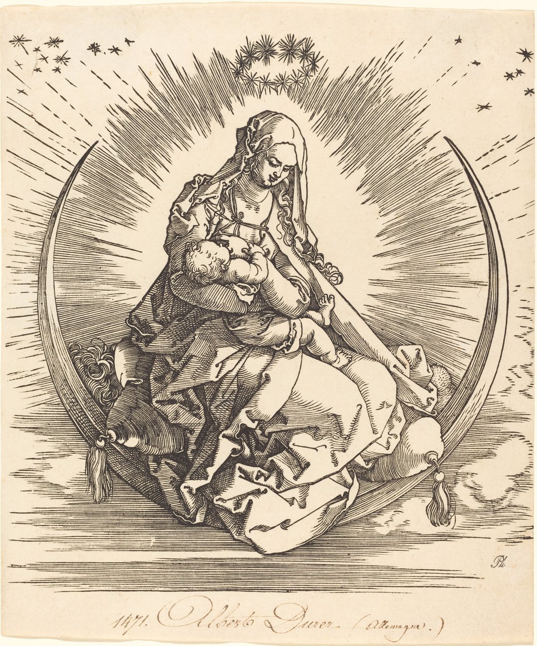 A Madona no Crescente de Albrecht Dürer