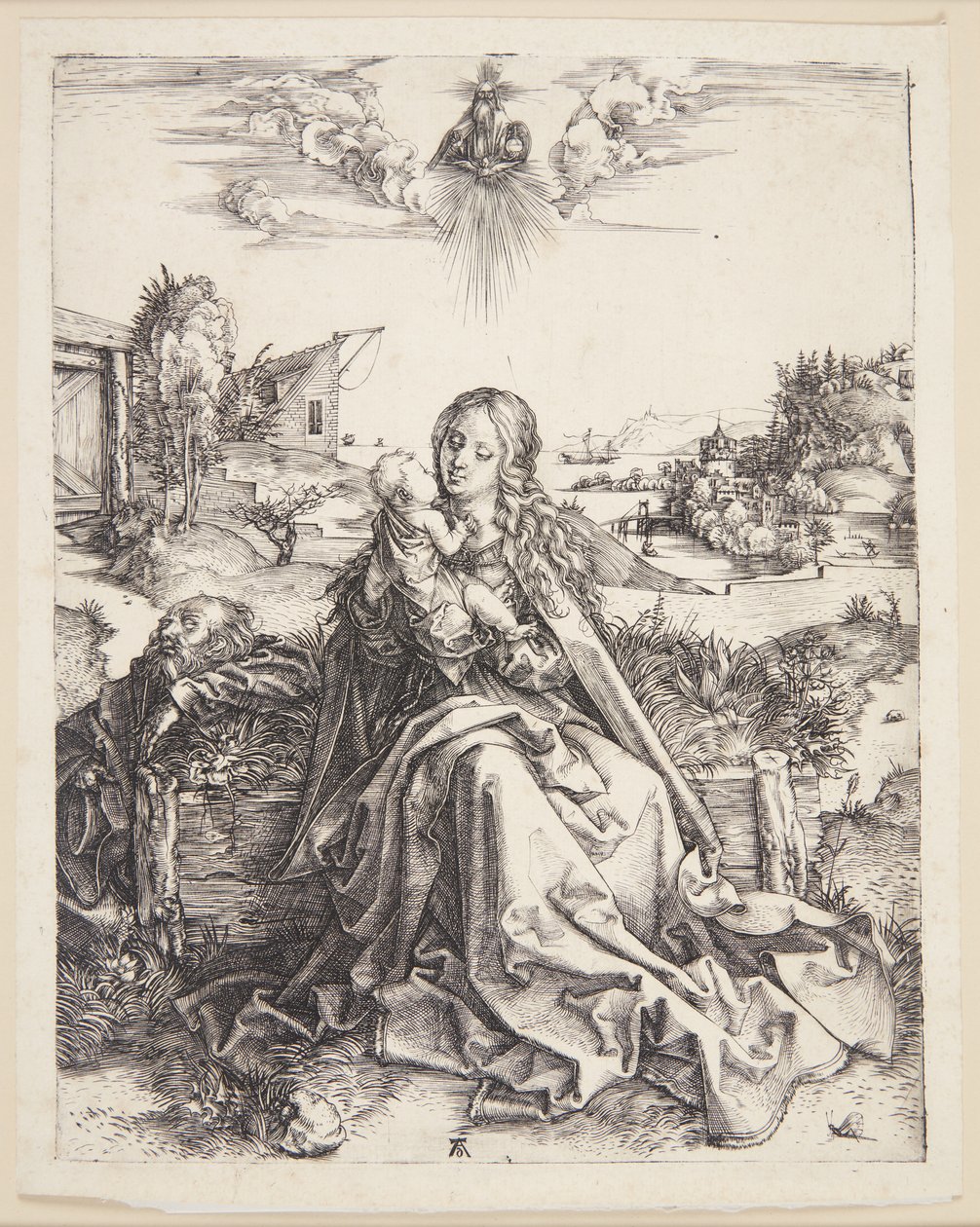 A Virgem com a libélula de Albrecht Dürer