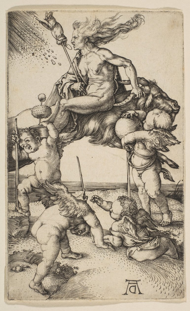 A Bruxa, ca. 1500. de Albrecht Dürer