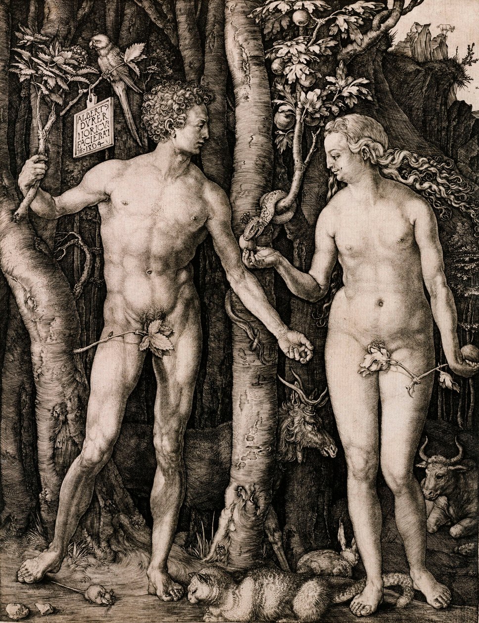 Adão e Eva de Albrecht Dürer