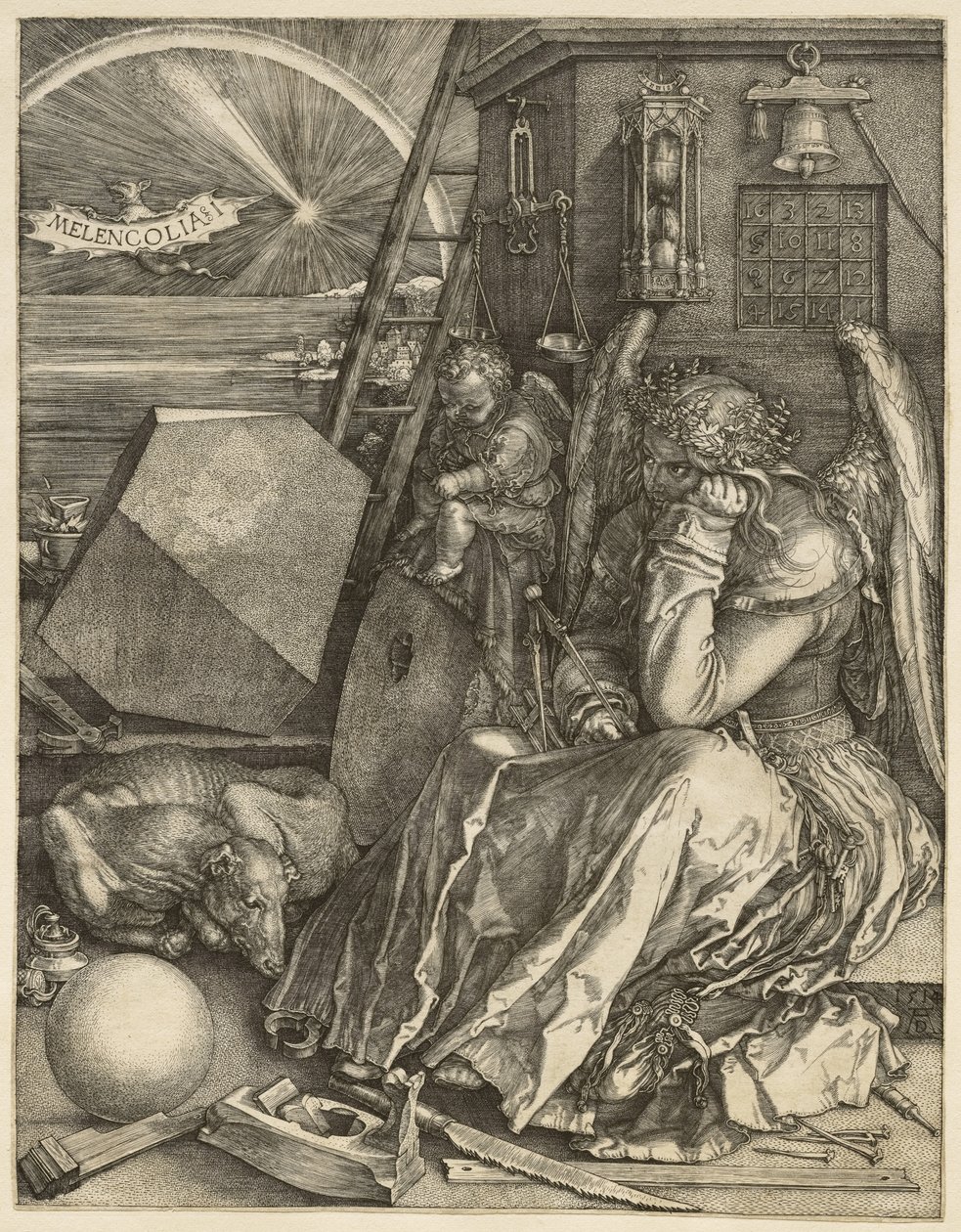 Melencolia I, 1514 de Albrecht Dürer