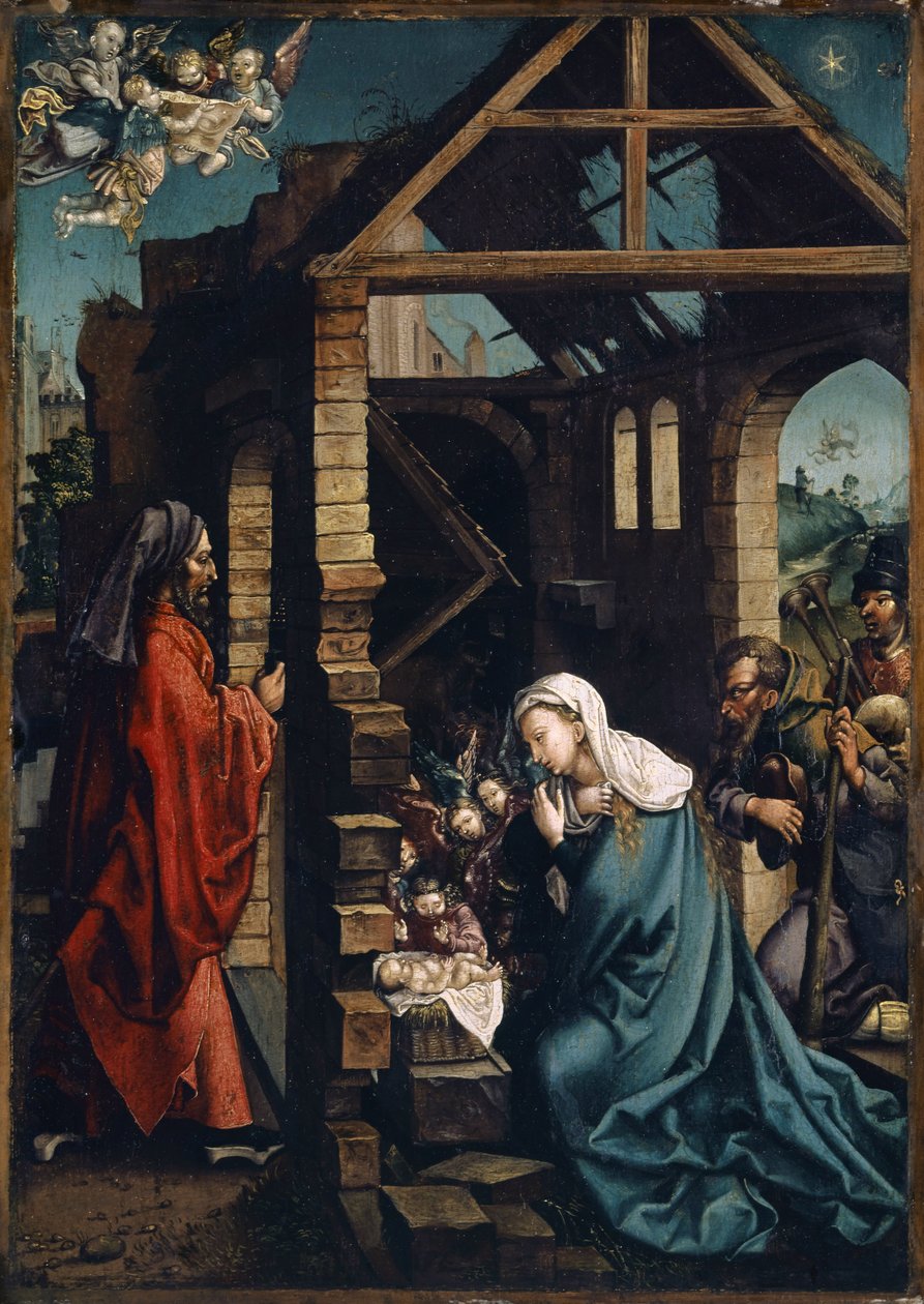 A Natividade De Cristo de Albrecht Dürer