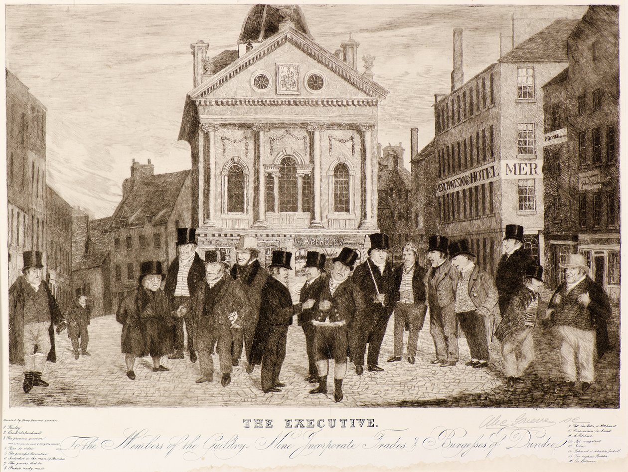 O Executivo (gravura) de Alec Grieve
