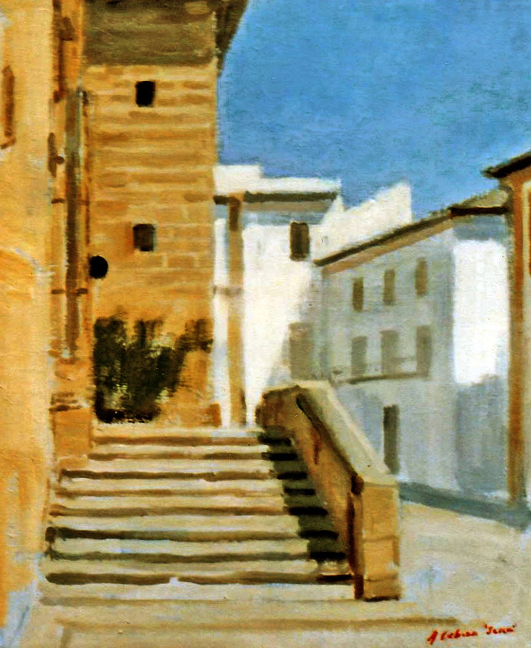 Praça da Igreja de Jávea de Alejandro Cabeza