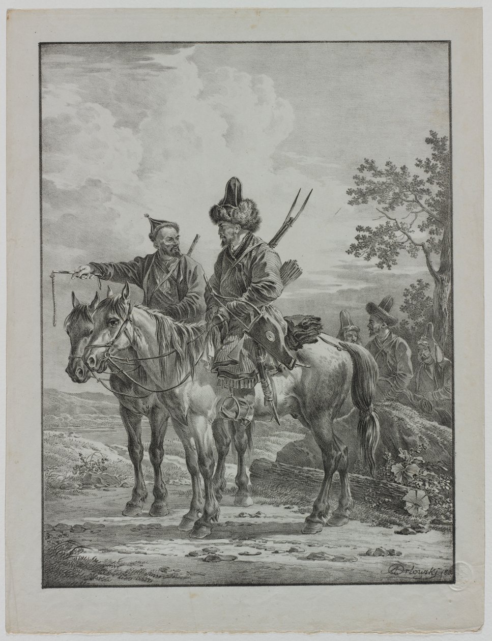 Tártaros a Cavalo de Aleksandr Orlowski