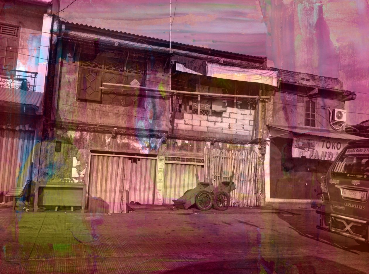 diurno,2019,(colagem) de Alex Caminker