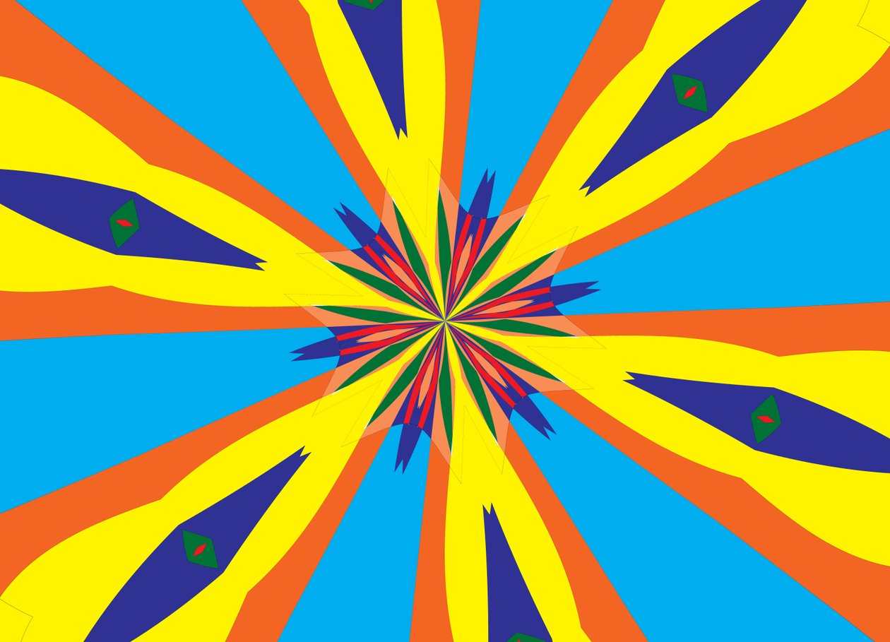 flores #28,2019,(mistura de meios) de Alex Caminker