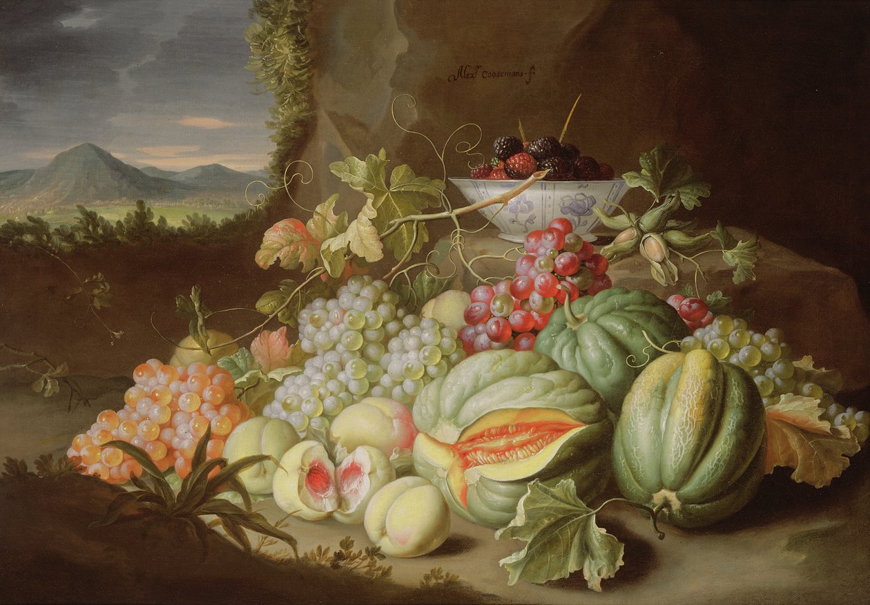 Ainda vida com fruta de Alexander Coosemans