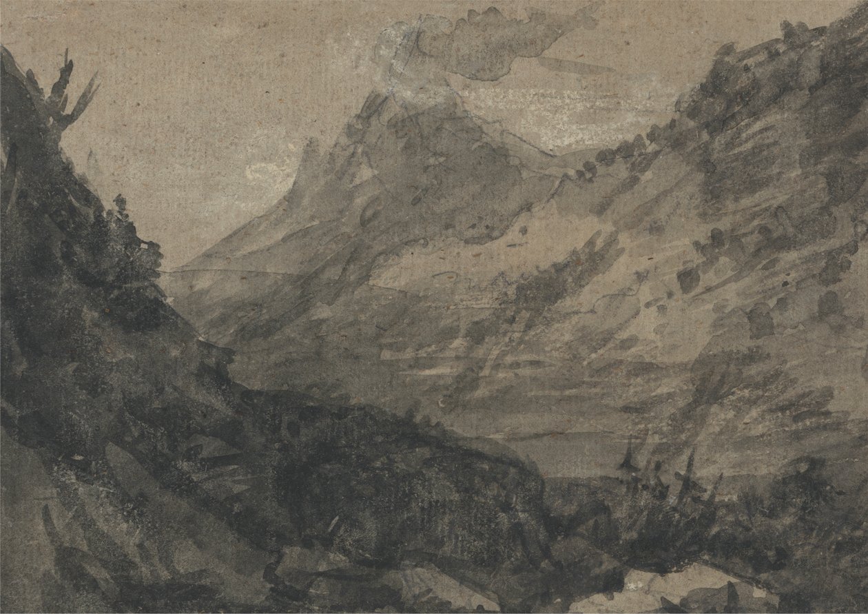 Paisagem montanhosa de Alexander Cozens